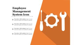 Employee management system icon