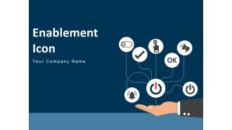 Enablement Icon Notification Bell Sound Waves Mobile Circle
