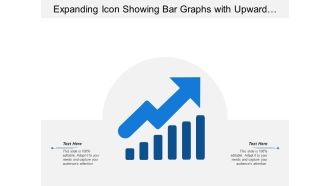 Expanding icon showing bar graphs with upward arrow