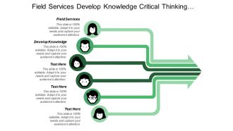 Field services develop knowledge critical thinking problem solving