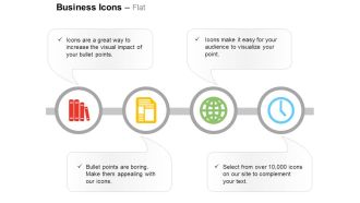 Files folders business document globe time management ppt icons graphics