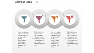 Filter edit preference down ppt icons graphics