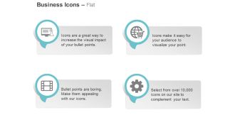 Financial analysis global marketing solutions film cog ppt icons graphics