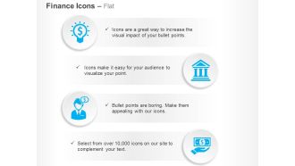 Financial idea generation banking solutions ppt icons graphics