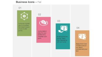 Financial network financial communication process flow ppt icons graphics