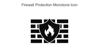 Firewall Protection Monotone Icon In Powerpoint Pptx Png And Editable Eps Format