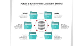 Folder structure with database symbol