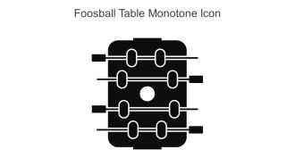 Foosball Table Monotone Icon In Powerpoint Pptx Png And Editable Eps Format