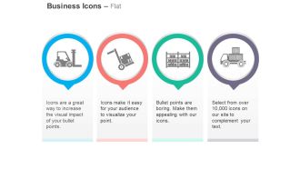 Forklift cart warehouse truck shipping ppt icons graphics