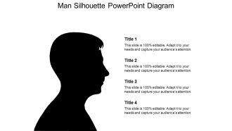 Free silhouette man powerpoint template