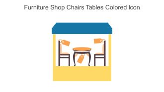 Furniture Shop Chairs Tables Colored Icon In Powerpoint Pptx Png And Editable Eps Format