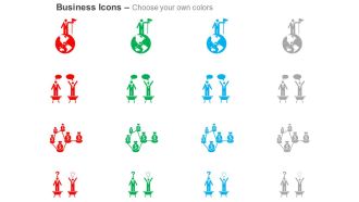 Global business success communication networking management ppt icons graphic