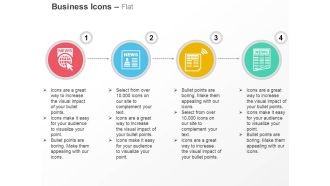 Global news news paper announcement newsletter ppt icons graphics