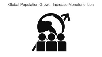Global Population Growth Increase Monotone Icon In Powerpoint Pptx Png And Editable Eps Format