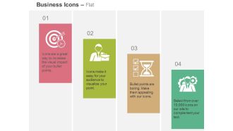 Goals and objective business portfolio time management developer ppt icons graphic