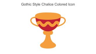 Gothic Style Chalice Colored Icon In Powerpoint Pptx Png And Editable Eps Format