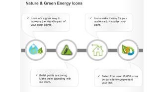 Green energy power source recycle system ppt icons graphics