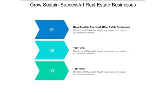Grow sustain successful real estate businesses ppt powerpoint presentation icon master slide cpb