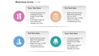 Growth arrow report stamp chair ppt icons graphics