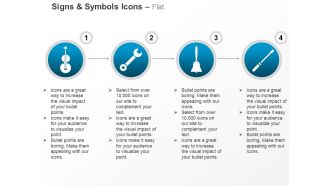 Guitar screwdriver bell wrench ppt icons graphics