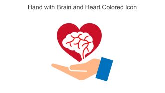 Hand With Brain And Heart Colored Icon In Powerpoint Pptx Png And Editable Eps Format