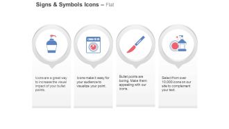 Handwash washing machine scalpel sanitizer ppt icons graphics