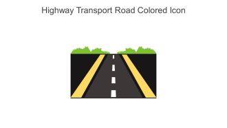 Highway Transport Road Colored Icon In Powerpoint Pptx Png And Editable Eps Format