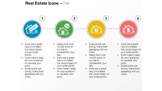 House for rent discount property secured savings ppt icons graphics