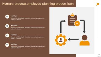 Human Resource Employee Planning Process Icon