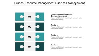 Human resource management business management ppt powerpoint presentation icon good cpb
