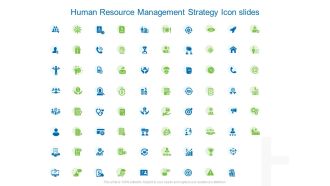 Human resource management strategy icon slides growth l904 ppt icon