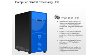 Ic computer central processing unit powerpoint template