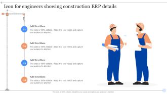 Icon For Engineers Showing Construction ERP Details