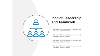 Icon of leadership and teamwork