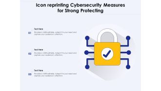Icon reprinting cybersecurity measures for strong protecting