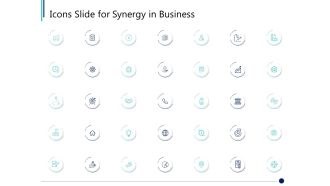 Icons slide for synergy in business ppt pictures
