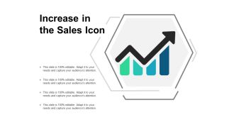 Increase in the sales icon
