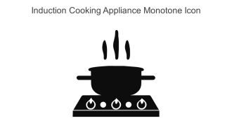 Induction Cooking Appliance Monotone Icon In Powerpoint Pptx Png And Editable Eps Format