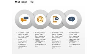 Internet conference mobile communication ppt icons graphics