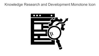 Knowledge Research And Development Monotone Icon In Powerpoint Pptx Png And Editable Eps Format