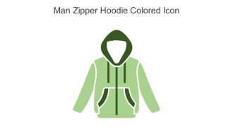 Man Zipper Hoodie Colored Icon In Powerpoint Pptx Png And Editable Eps Format