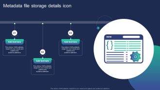 Metadata File Storage Details Icon