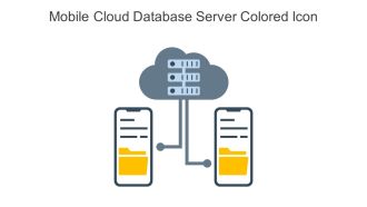 Mobile Cloud Database Server Colored Icon In Powerpoint Pptx Png And Editable Eps Format