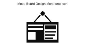 Mood Board Design Monotone Icon In Powerpoint Pptx Png And Editable Eps Format