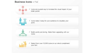 Multiway process flow time management balance bar graph ppt icons graphic