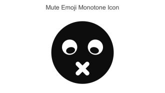 Mute Emoji Monotone Icon In Powerpoint Pptx Png And Editable Eps Format