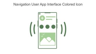 Navigation User App Interface Colored Icon In Powerpoint Pptx Png And Editable Eps Format