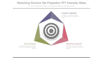 Networking solutions site preparation ppt examples slides