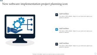 New Software Implementation Project Planning Icon