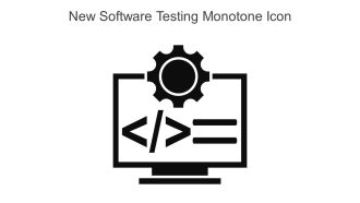 New Software Testing Monotone Icon In Powerpoint Pptx Png And Editable Eps Format